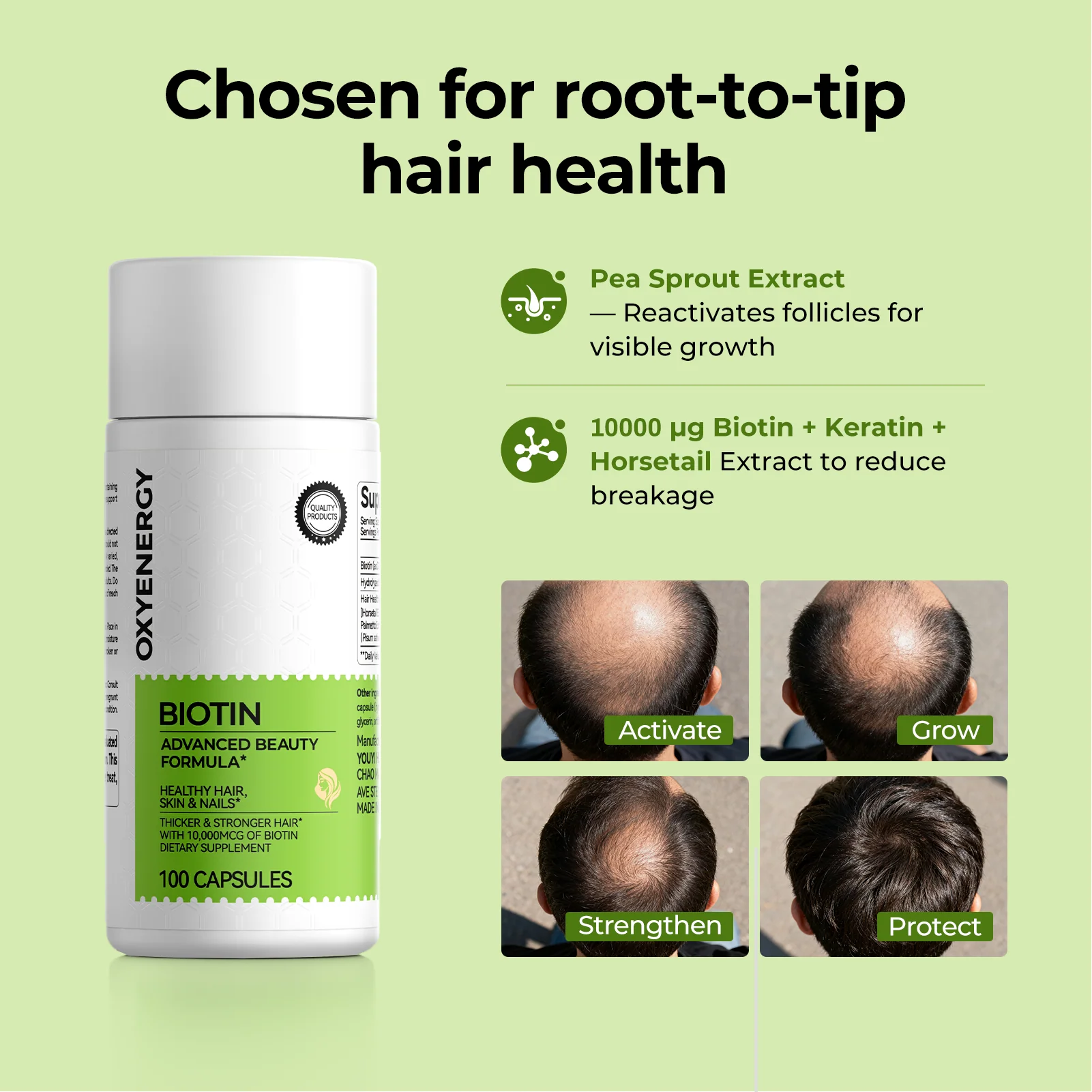 BIOTIN 100 CAPSULES - Image 4