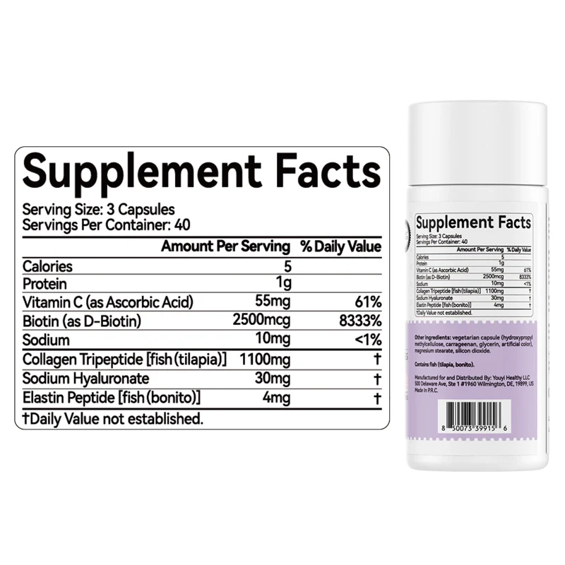 COLLAGEN PEPTIDES 120 CAPSULES - Image 5