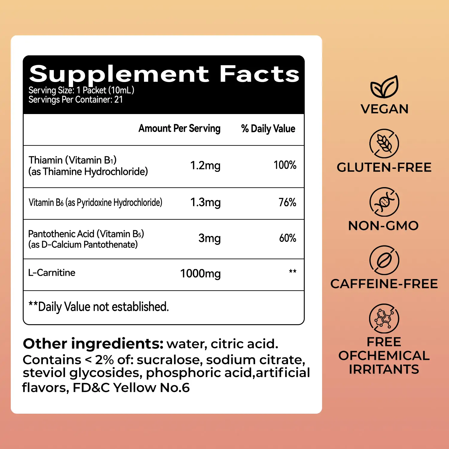 L-CARNITINE 21000mg – Support Fat Metabolism & Workout Energy - Image 5