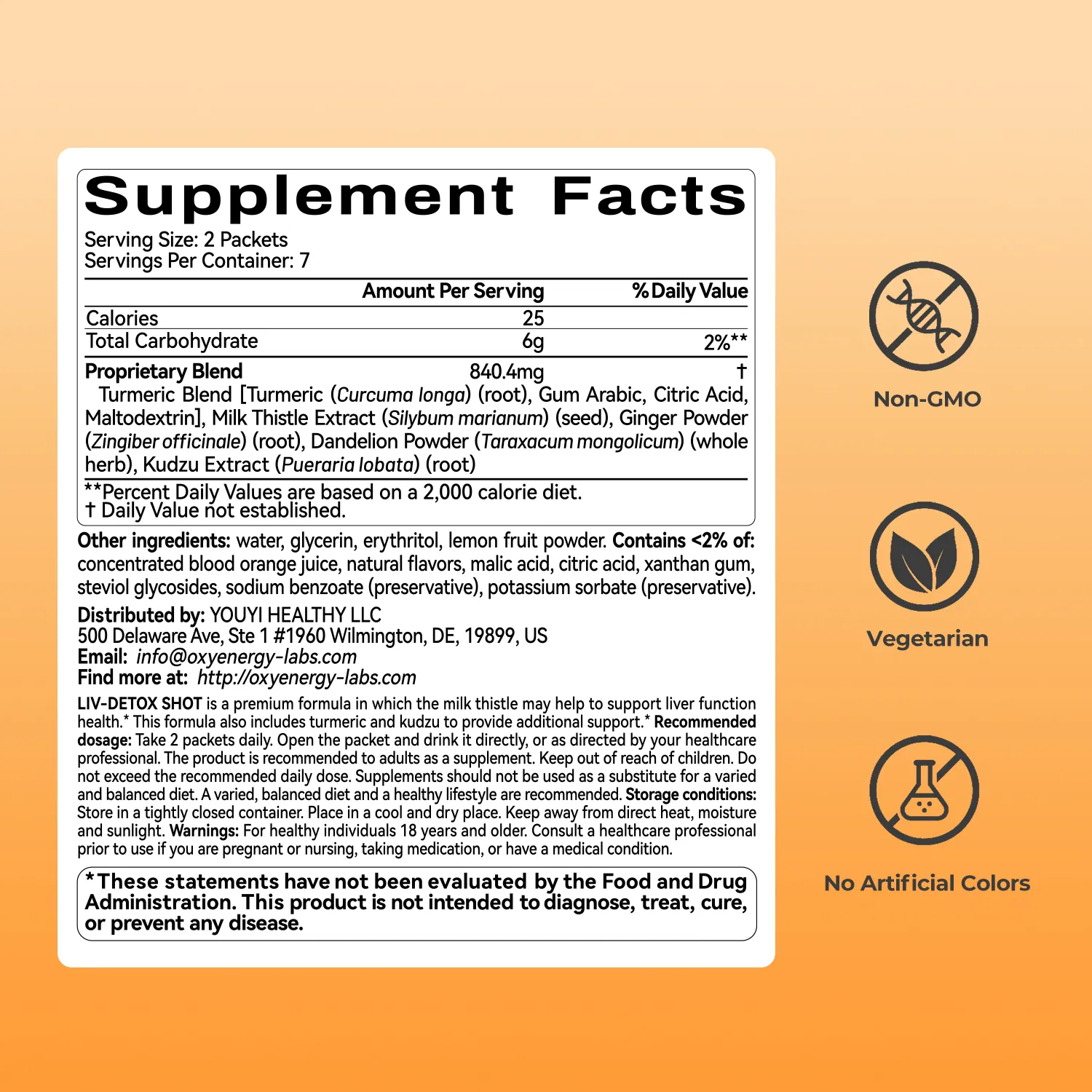 Liv-Detox Shot 5-in-1 Proprietary Blend - Image 4