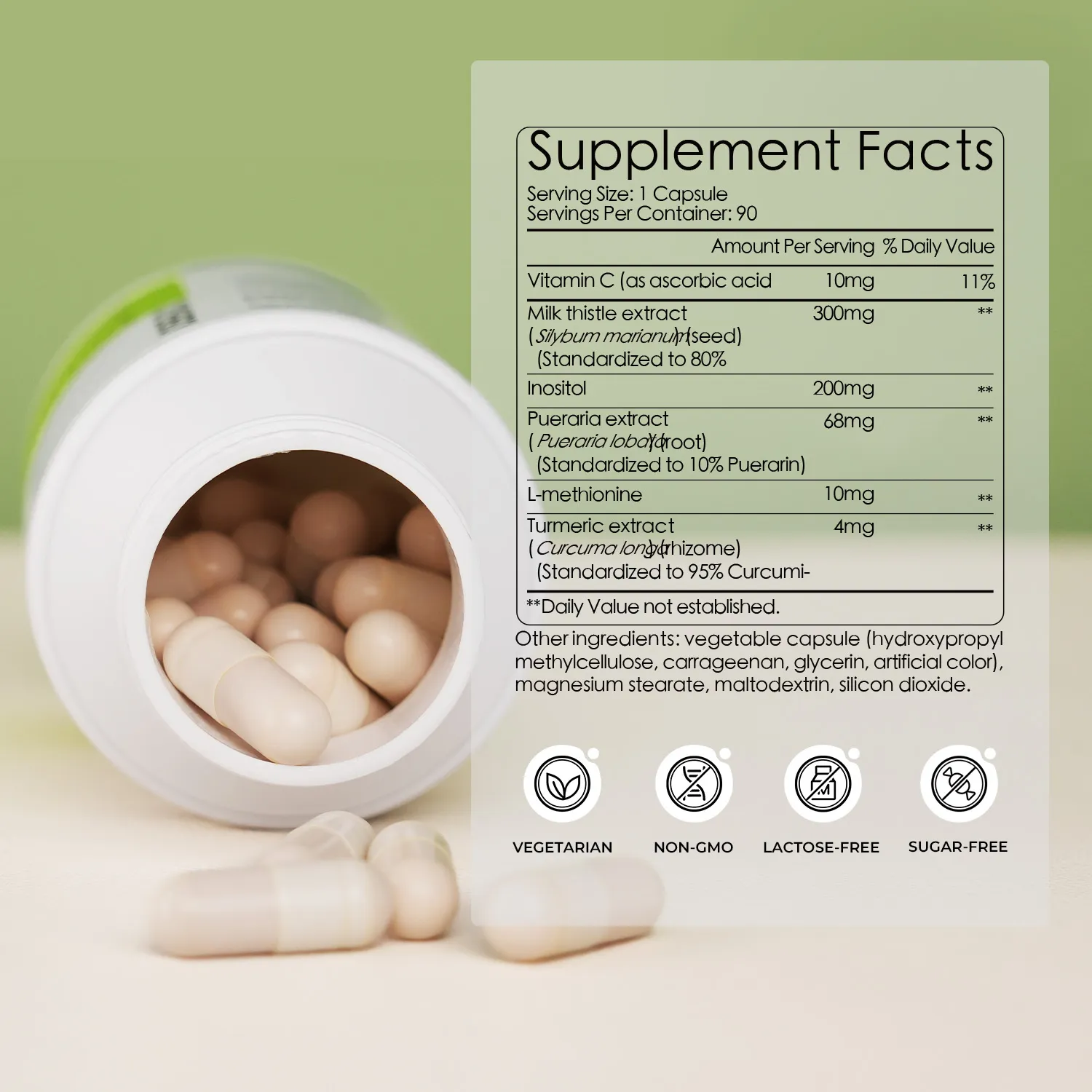 Milk Thistle 300mg Extract - Liver Detox & Repair Support - Image 7