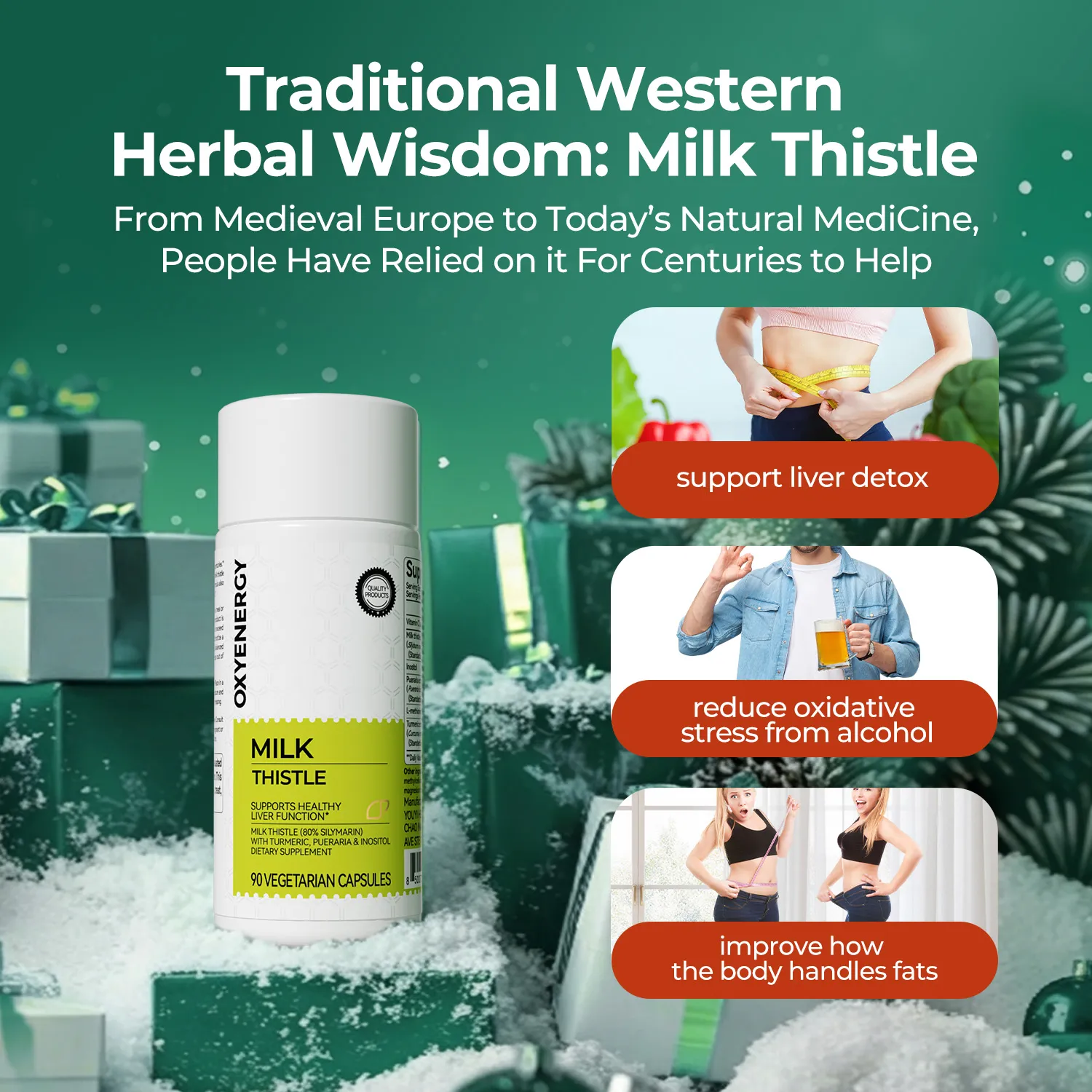 MILK THISTLE 90 CAPSULES - Purification &  Detoxification - Image 3